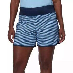 Women's HANG TEN Quick Dry Athletic Beach Hiking Shorts Blue Size Large LG New!